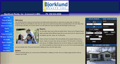 Desktop Screenshot of bjorklundrealty.com
